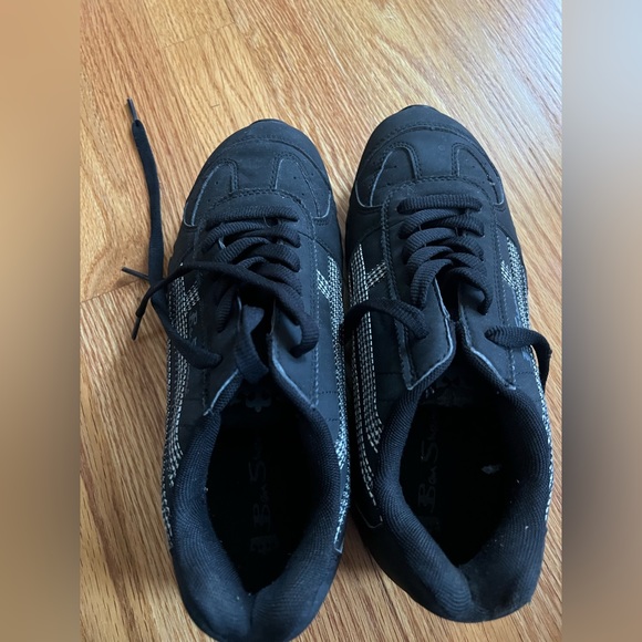 NewBEN SHERMAN “Stevie” Low-Top Lace-Up Leather Black Sneakers Mens Size 7.5 - Picture 3 of 6